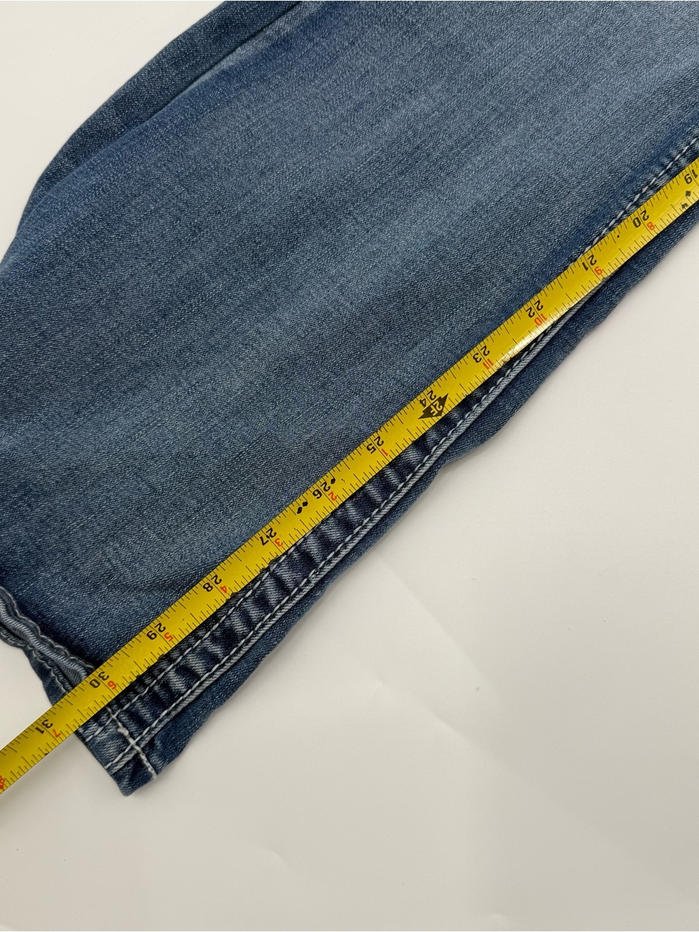 Embellished Back-Pocket Boot Cut Jeans - Blue - Picture 4 of 7